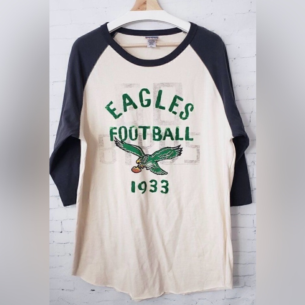 Eagles Football Raglan Tee by  Junk Food